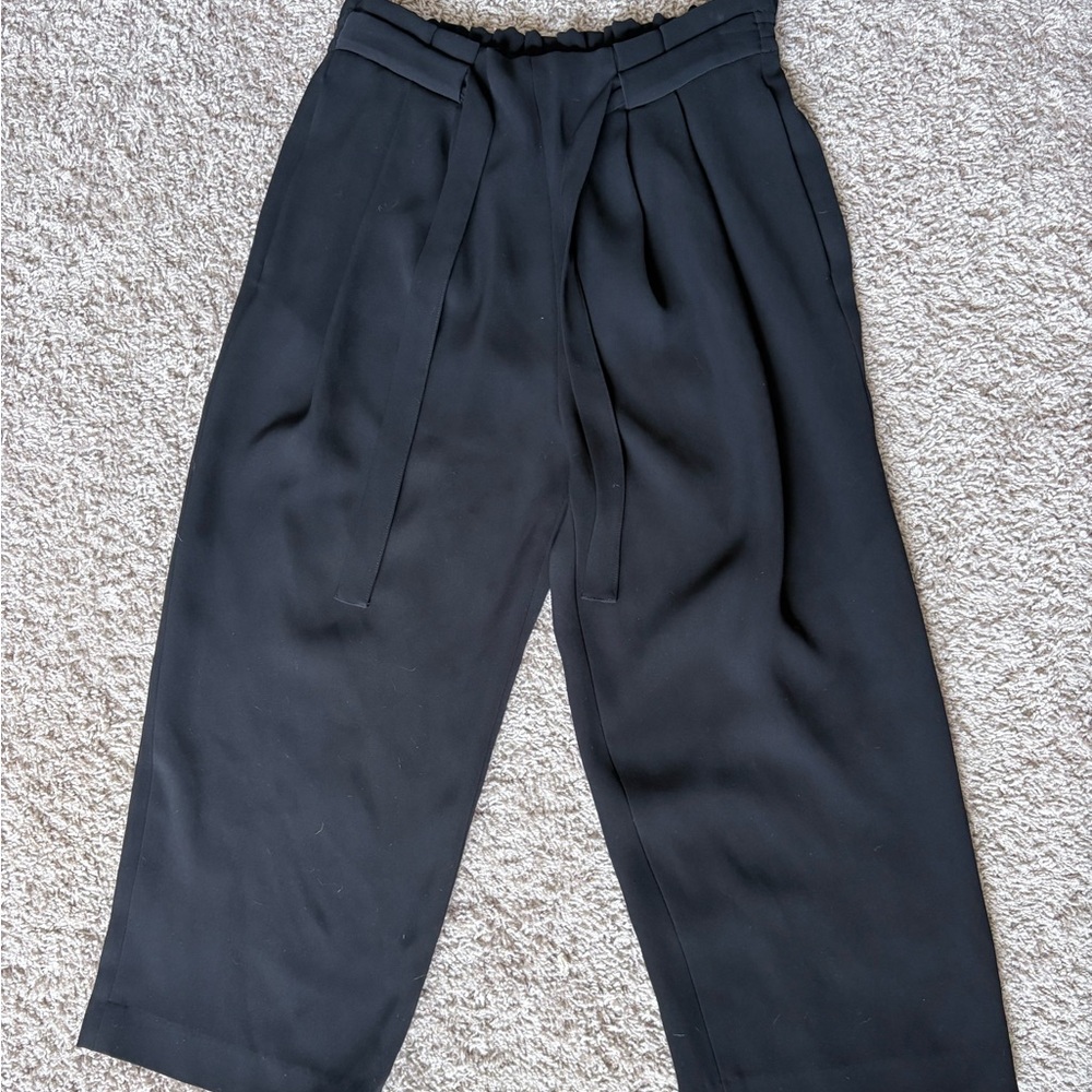MICHAEL Michael Kors Black Elastic-Waist Pants